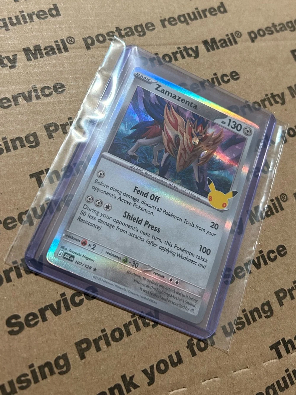 Pokemon holo zamazenta